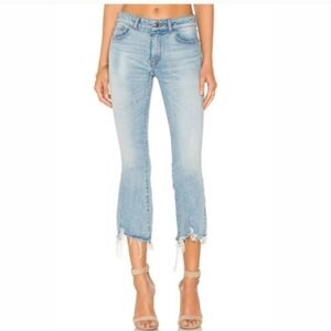 DL1961 Lara Glacier Instasculpt Cropped Flare Jeans